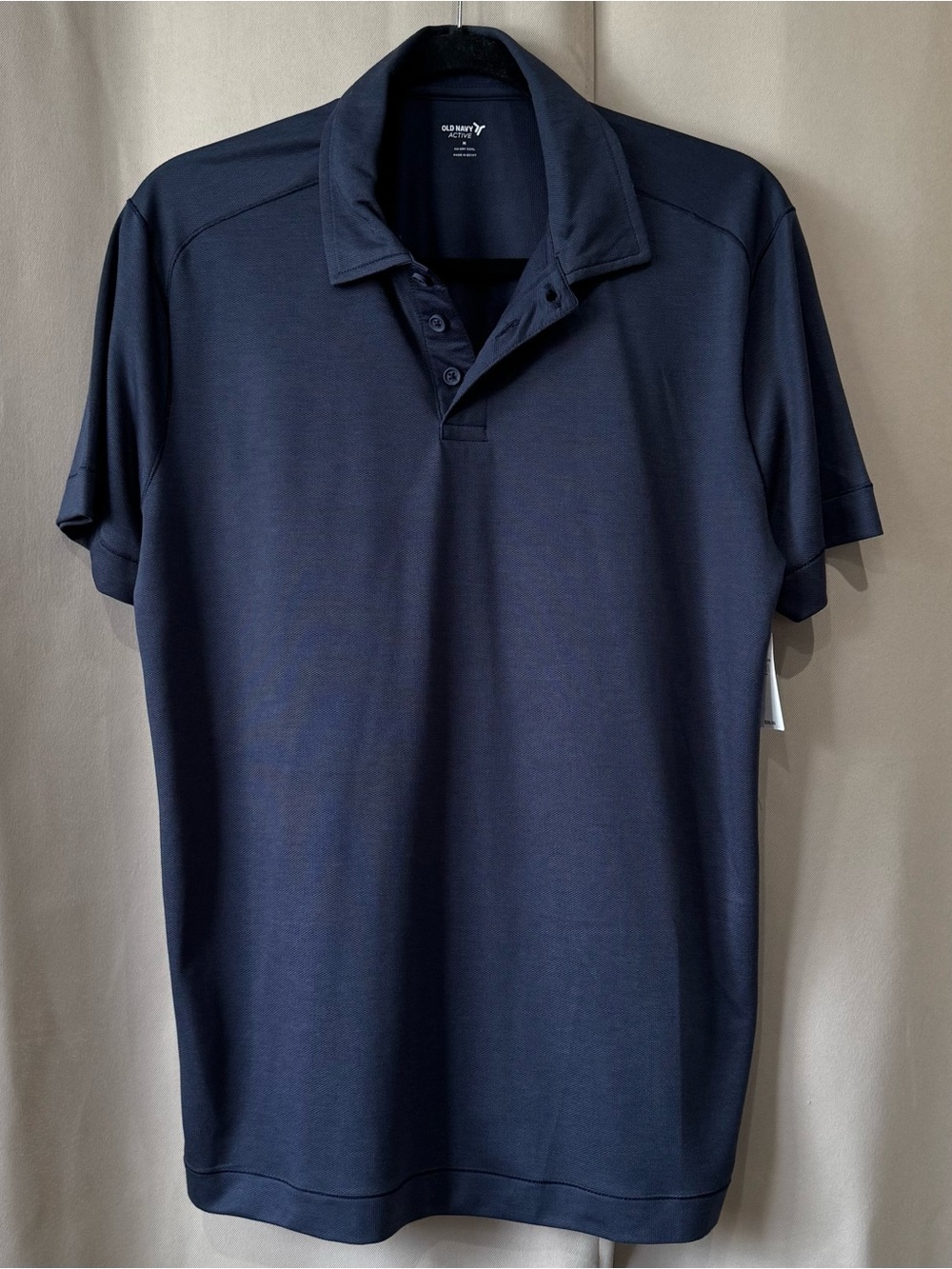 Old Navy Men's Dark Navy “Active Dry Cool” Polo Shirt - Size M 💙